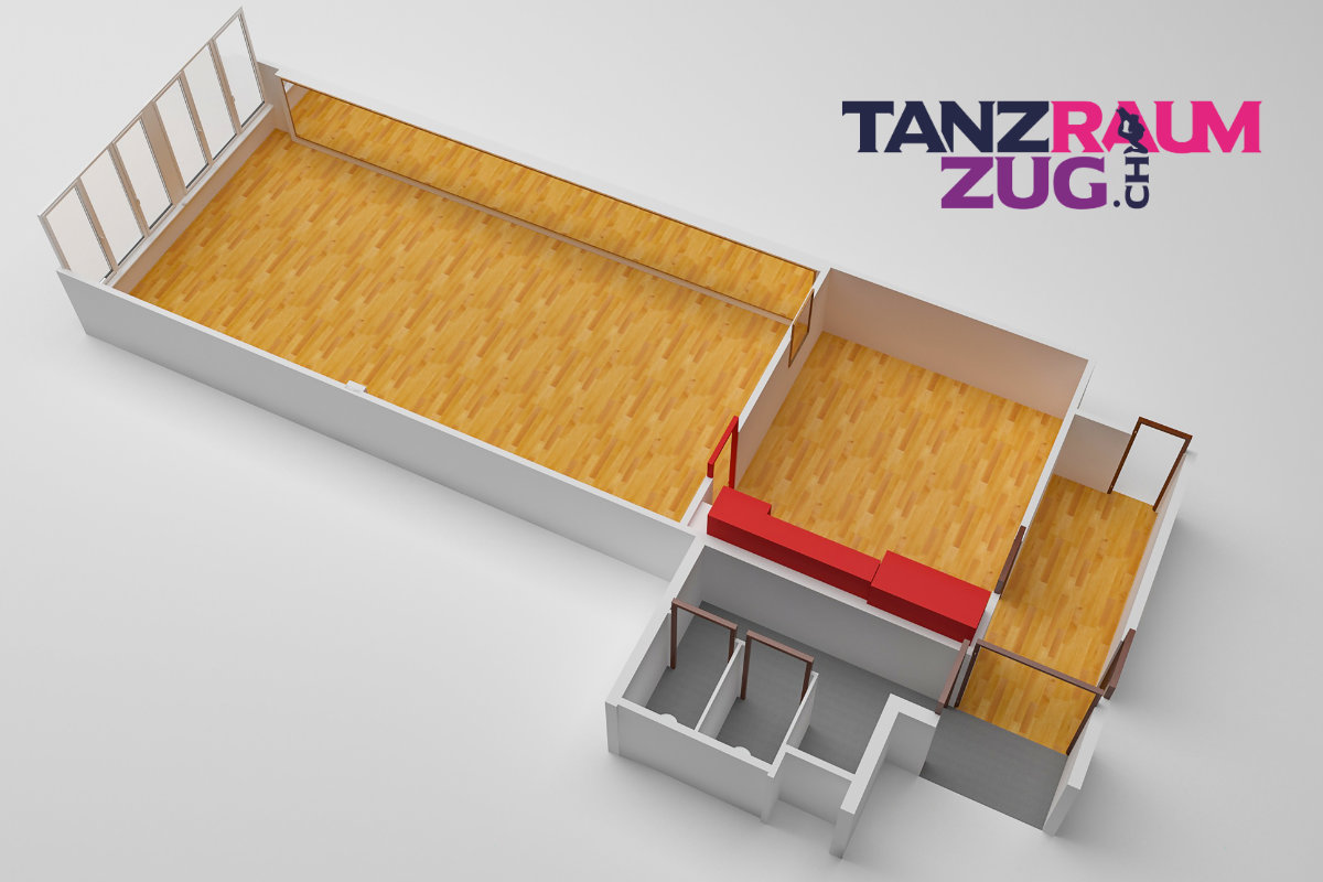 3D-Plan der Räumlichkeiten